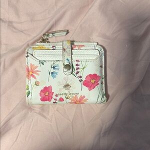 Nanette Lepore Floral Wallet - White and Pink